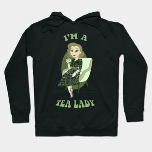 Old Cartoon Style pin up - Tea Hoodie